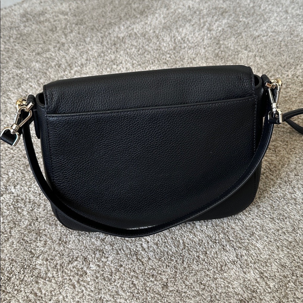 Kate Spade Black Pebbled Leather Shoulder Bag - Picture 5 of 6